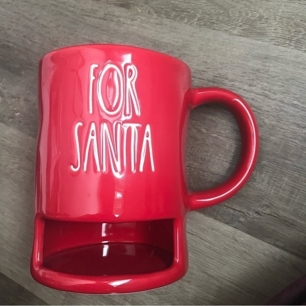 Rae Dunn FOR SANTA cookies & milk mug